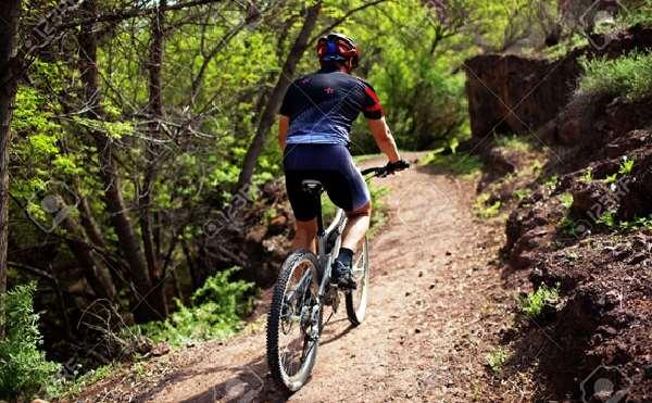 9. Mountain Biking Trail Riding Mountain Biking Trail riding is a type of mountain riding where the rider rides his bike on off-roads on recognized and way marked trails, forest paths or horse riding