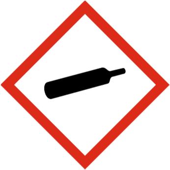 OSHA hazard(s) Simple asphyxiant Label elements Hazard symbol Signal word Hazard statement Danger Extremely flammable gas. Contains gas under pressure; may explode if heated.
