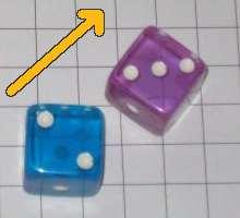 Rolling D3, D5 or D2. Sometimes the rules will require a D3, D5 or D2 roll. There are several ways to roll a D3 using a D6. A common method is to halve the face value, rounding up.