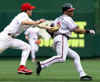 A tag requires control of the ball by the fielder.
