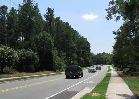 Boulevard criteria limit median crossovers to a minimum spacing of 1200 feet for posted speed limits of 45 mph or less, and seek to minimize/restrict individual driveway connections.
