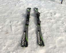 Skis The ski length will vary with the ability and size of the athlete. Skis should be at the athlete s chin height.