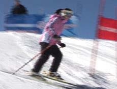Perform controlled open parallel turns Athlete can ski with skis parallel