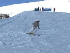 Carve turns in a variety of shapes and snow conditions Athlete can ski on more