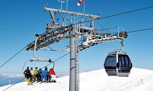 lifts, as well as cross country skiing. This resort is used by several national sports teams (football track and field, etc.) as a training camp, and has top-notch equipment.