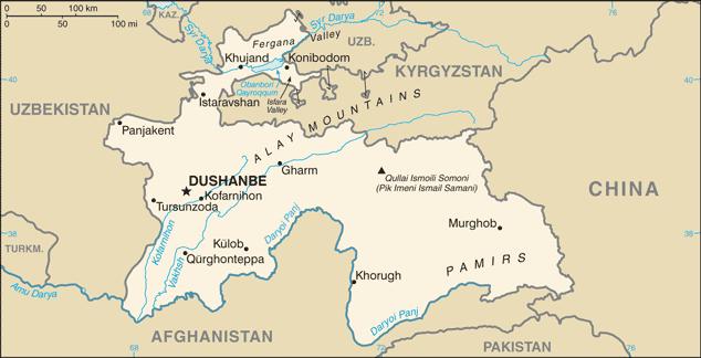 Tajikistan With 93% of the territory covered in mountains, more than 10 mountain ranges and 72 peaks over 6 000 metres high, Tajikistan is one of the most mountainous countries in the world.