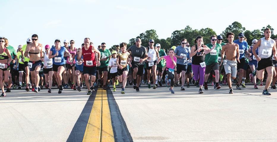 RACE DAY EVENT TIMELINE 5:00 a.m. Exhibitor set up 6:00 a.m. Parking gate opens / Race bib/shirt pick up Exhibitors open 7:05 a.m. Fitness Warmup (Exhibitor Area) 7:20 a.m. Runners into position 7:45 a.
