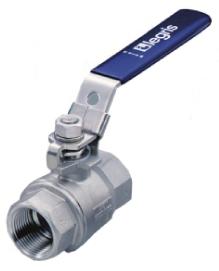 When using manual valves such as ball valves, simply install either
