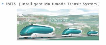Toyota s new Intelligent Multimode Transit System (IMTS), driverless vehicles that move together automatically in a platoon formation on dedicated roads, as well as manual and independent operation