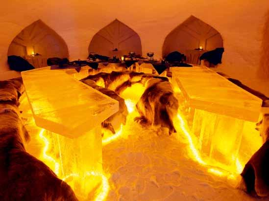 This snow villge of 1 igloos is locted t Hochrixen mountin sttion nd is esily ccessile for non-skiers. The Igluhotel, church, resturnt, r, sun lounge nd exhiition.