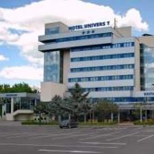 ACCOMMODATION AND BOARD n type A1 (100 places): Hotel Univers T, 3 star hotel, double rooms with private bathroom, air conditioning, LCD TV, internet, minibar, restaurant (http://www.universt.