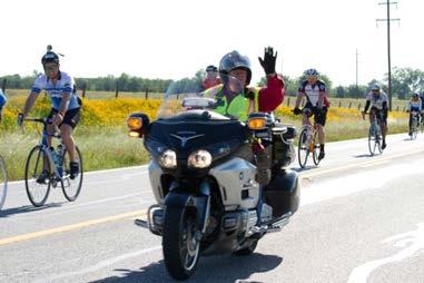 Route Support Ride Marshals Ride Marshals are registered riders who volunteer and act as Good Will and Safety