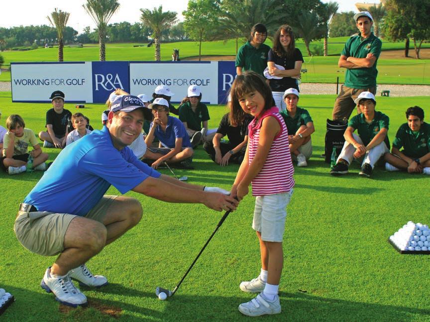 The R&A supports coaching initiatives all over the world and has this year sent
