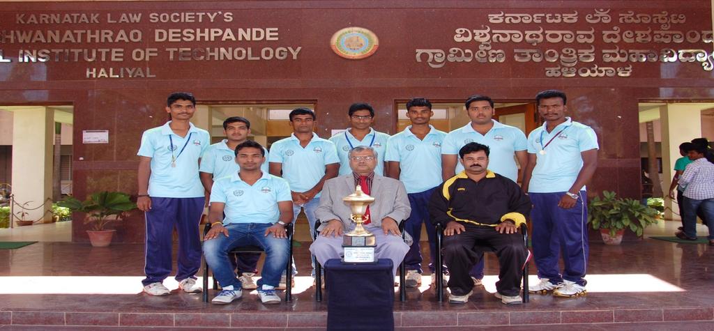 Our college Shuttle Badminton team participated in VTU Belagavi zone inert collegiate Shuttle Badminton tournament held at Jain CE Belagavi from 15 th to 16 th Oct -2014,our college team won the IV