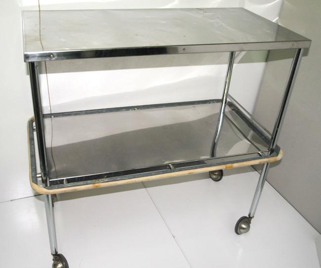 high $295 plus GST Stainless Steel Trolley Dimensions: 550mm wide 550mm deep 900mm high Heavy