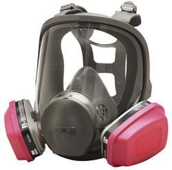 Inspect your respirator: Make sure both inhalation and exhalation valves are in place on the mask. Check for any signs of wear or deterioration. 2. Hold the mask so the narrow nose-cup points upward.