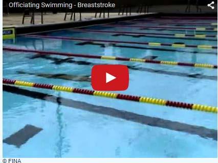 BREASTSTROKE: Turn/Finish Mechanics Two hand simultaneous touch. Must remain on breast until touch.