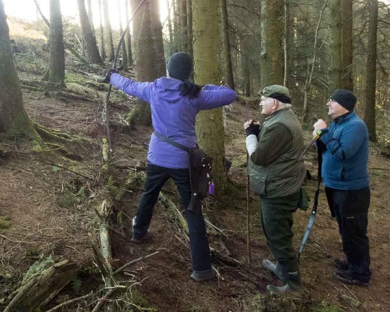7th and 8th/4/18 Kendal Bowmen GNAS Field Shoot, Hutton Park Woods.