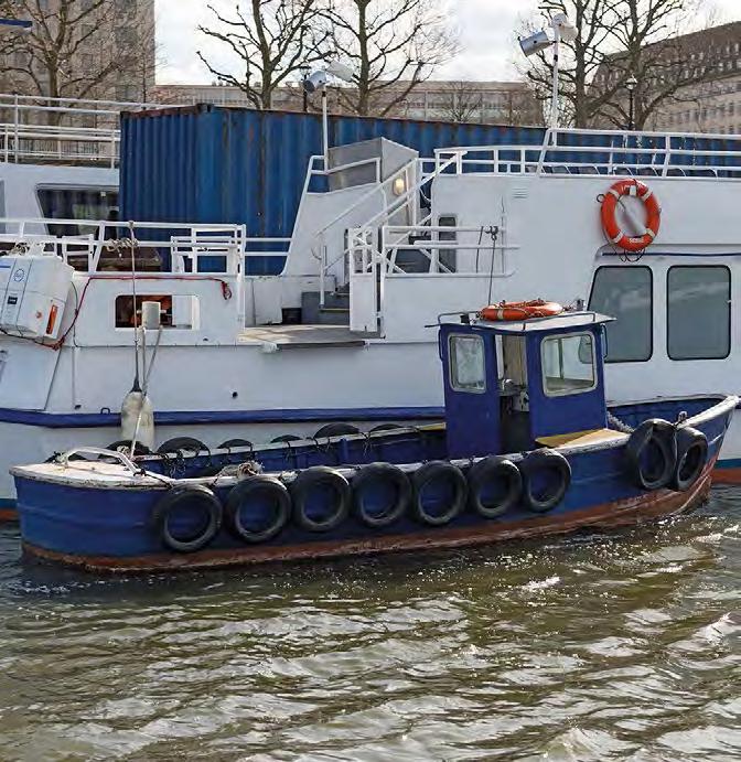 VESSEL TYPES Work boat An aspect of any operation is the use of work boats which allow crew access to and from passenger boats.