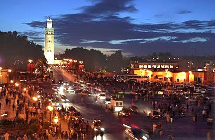 You will visit the Square, Jemaa el Fna by night.