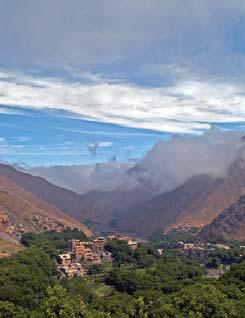 Perhaps make a brief stop at the Berber villages of Tahanoute or Asni and continue to the village of Imlil, where you will take a ten minute walk up to Kasbah du Toubkal.