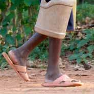 It s common for children in many African countries to go barefoot if they can t afford shoes.