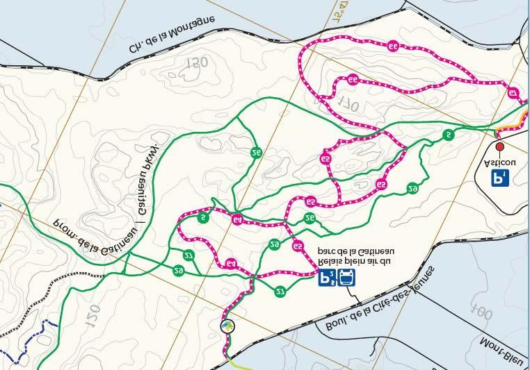 COURSE The trails used for the course are located in the Gatineau Park Seuil sector. The following trails will be used: 1.5 km trail 29, 27 and the stadium field 3.