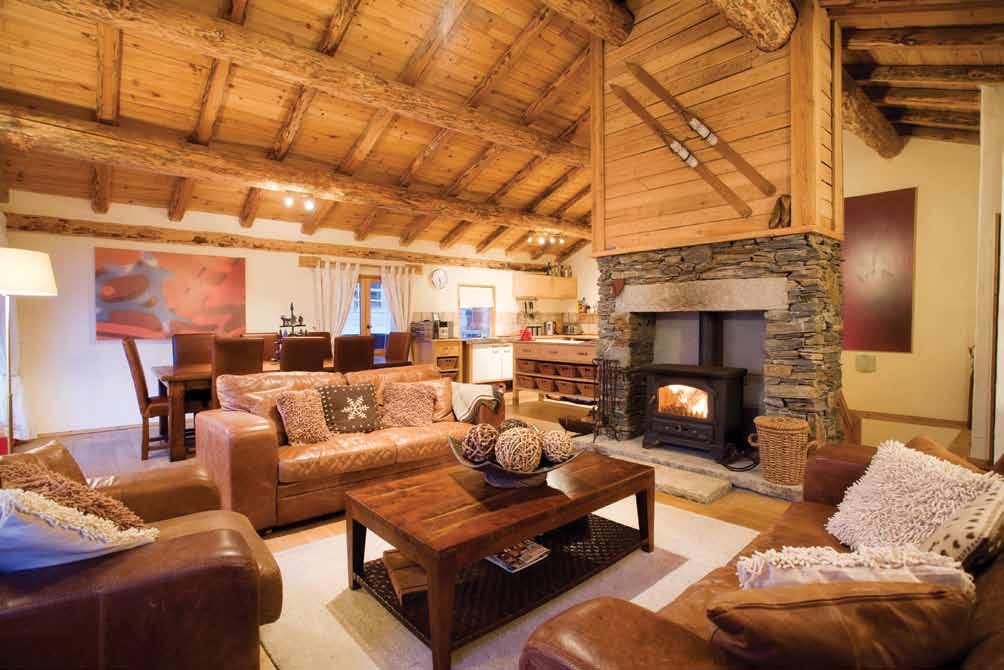 Luxury accommodation Venture Ski chalets are situated at Les Residence les Forets in Sainte Foy.