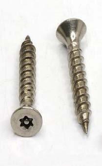 Screw bolts are usually used on the wooden fence.