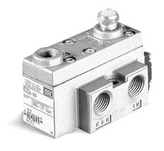 R e m o t e a i r v a l v e s Series 900 Function Port size Flow (Max) Individual mounting Series 4/2 1/8" - 1/4" 1.4 C v Inline operational benefits 1.