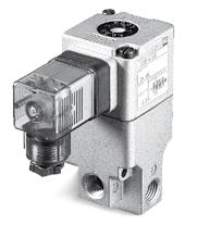 Powerful return spring. 5. Manual operator standard on all valves. 6. urn-out proof solenoid on C service.