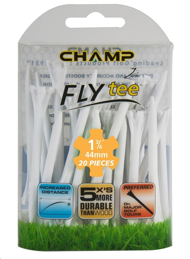 CHAMP FLY TEES - 1 3/4" 20 ct. $ 4.95 WHITE ONLY CHAMP FLY TEES - 2 3/4" 30 ct.
