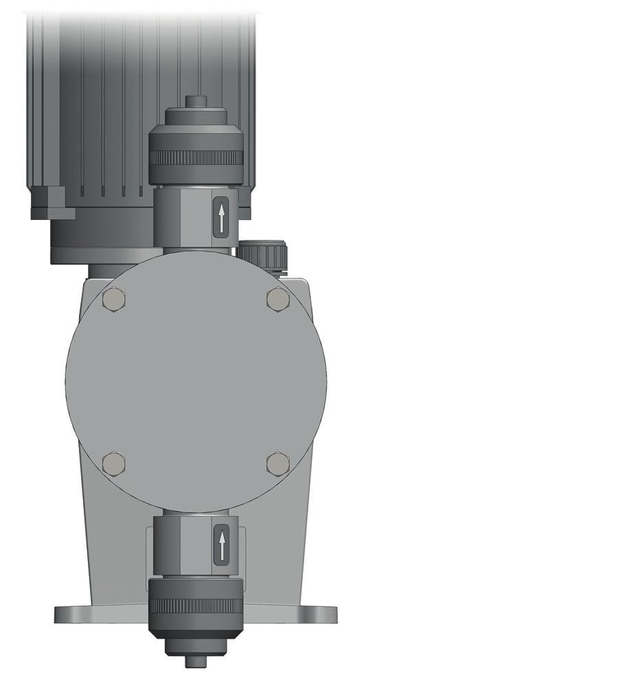 To allow you to easily inspect the pressure conditions in the system, you should provide connections for pressure gauges close to the suction and discharge valves. 8.
