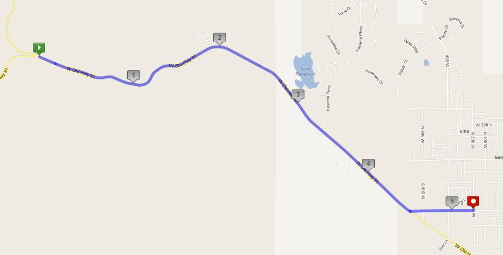 Leg #2- (Red Rock N ROLL) 5.22 Miles Difficulty: Moderate A little bit more uphill then leg #1 but overall downhill quite a bit on a once again winding road.