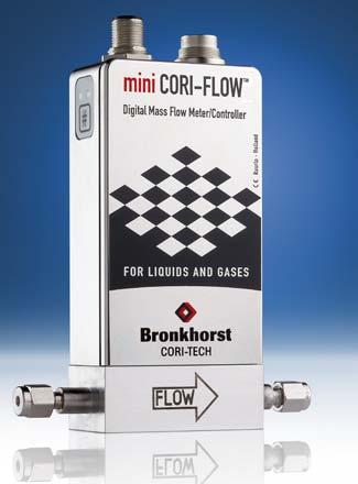 TM mini CORI-FLOW Mass Flow Meters General series by Bronkhorst Cori-Tech B.V. are precise and compact Mass Flow Meters and Controllers, based on the Coriolis measuring principle.