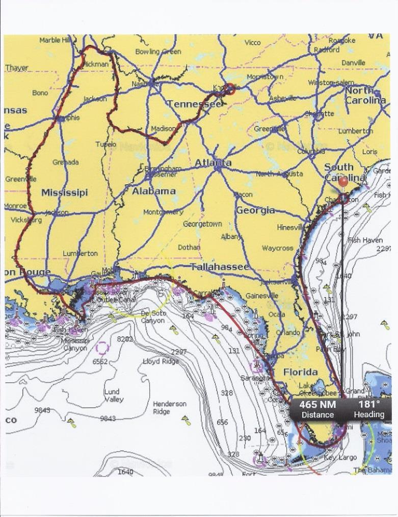 Where is the Florida Intracoastal Waterway?