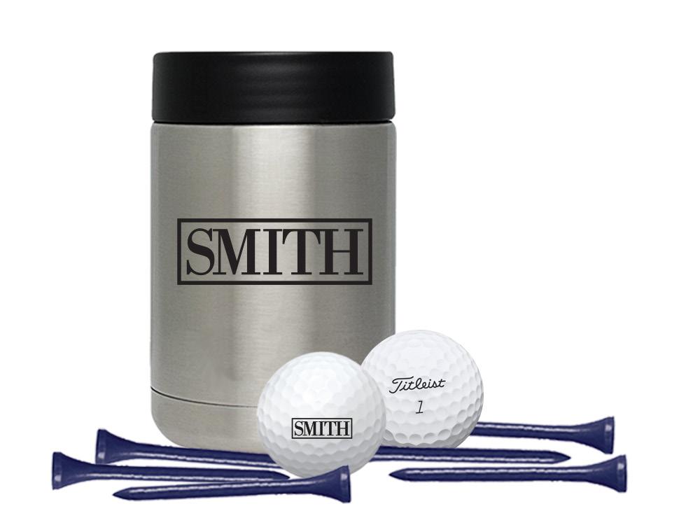 Inquire About Our Kitting Options 5 YETI YETI Colster Pack This pack comes with your choice of 2 golf balls, 6 tees, and 1 Colster to keep your beverage colder, longer.