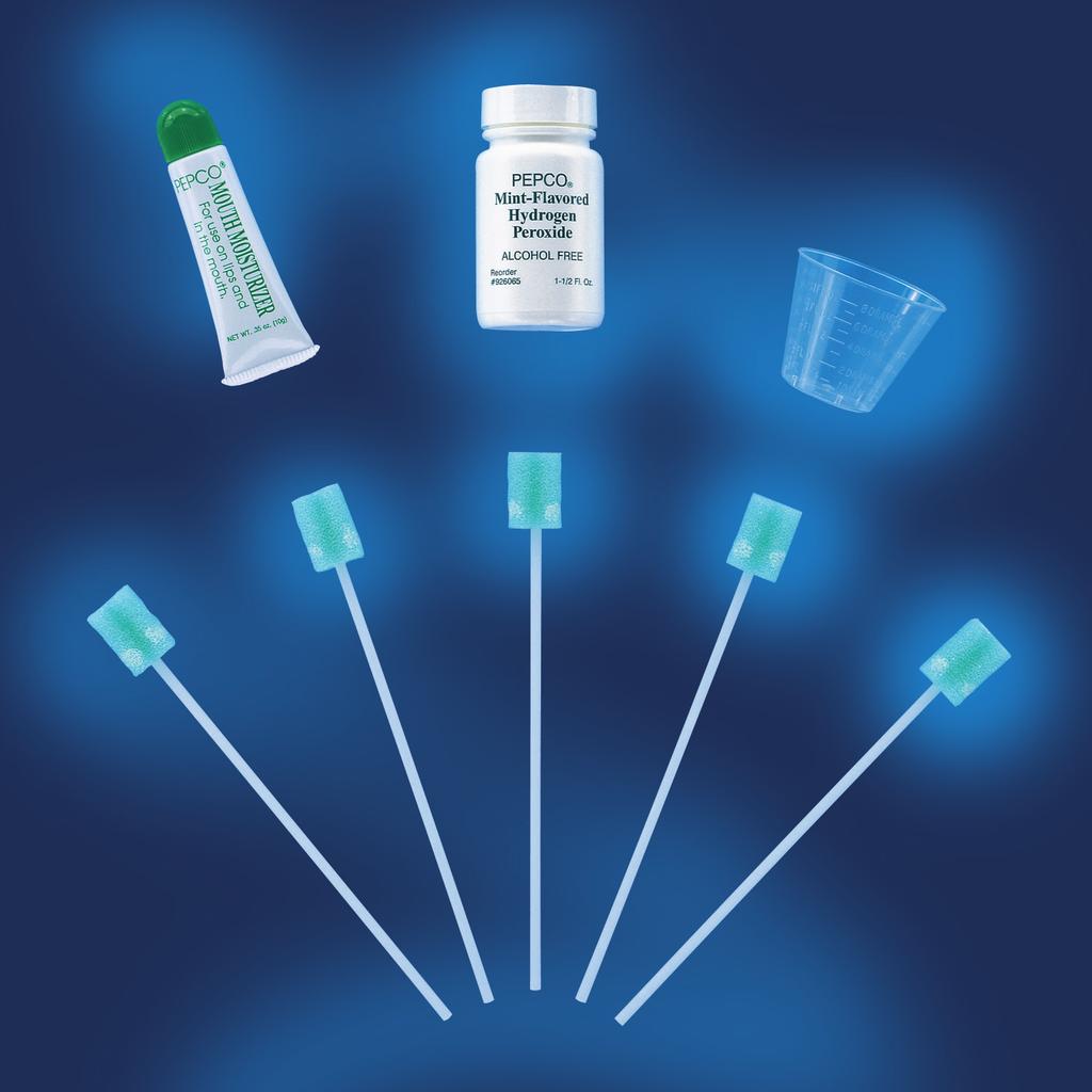 ORAL CARE SOLUTIONS HALYARD* ORAL SUCTION SINGLE PATIENT COMPONENTS AND PACKS Description Packaging Components: 12601 1-Oral Suction Catheter 25/case 12602 1-Suction Toothbrush 25/case 12603