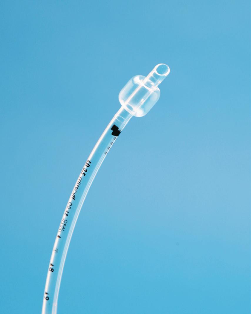 PAEDIATRIC ENDOTRACHEAL TUBES HALYARD* MICROCUFF* ENDOTRACHEAL TUBES Ultra-low cuff pressure can reduce the risk of tracheal trauma Short, cylindrical cuff placed near the tracheal tube tip Four