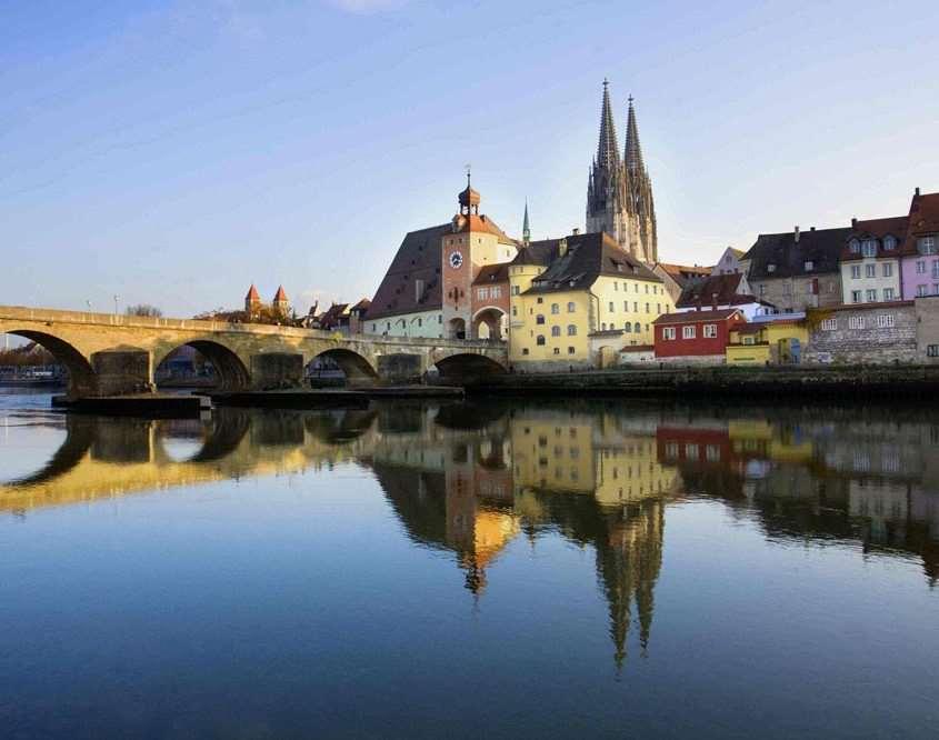 Day Three: Regensburg, Germany Tour: Arrive in Regensburg today. Dating back to the time of the Celts around 500 BC, Regensburg is one of Germany s best preserved medieval cities.