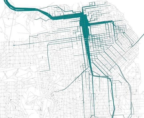 15. Travel Patterns of Franklin/Gough Users between Broadway and Vallejo, PM Peal Period