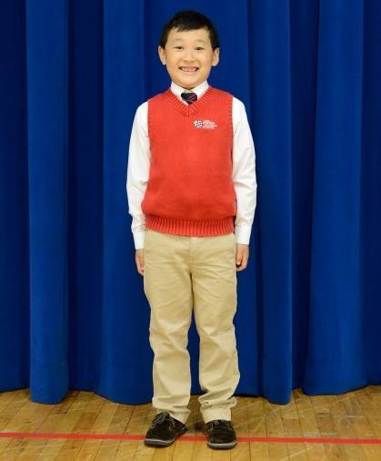Boys Uniform Guidelines Pre K 4 Grade 3 Boys ALWAYS: Monogrammed sweater vest or monogrammed full sweater (All students must own sweater) Black or brown belt Black or brown shoes (no sneakers unless
