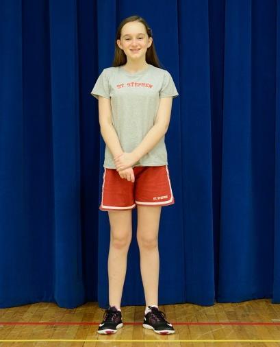 Gym Uniform Guidelines Grade 4 Grade 8 Girls PICTURE TO COME Gray t-shirt with red