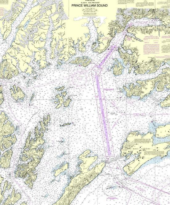 Reference Chartlets Prince William Sound VTS Area Prince William Sound VTS Area (VTSA) The Prince William Sound VTSA encompasses the same area as the Regulated Navigation Area.