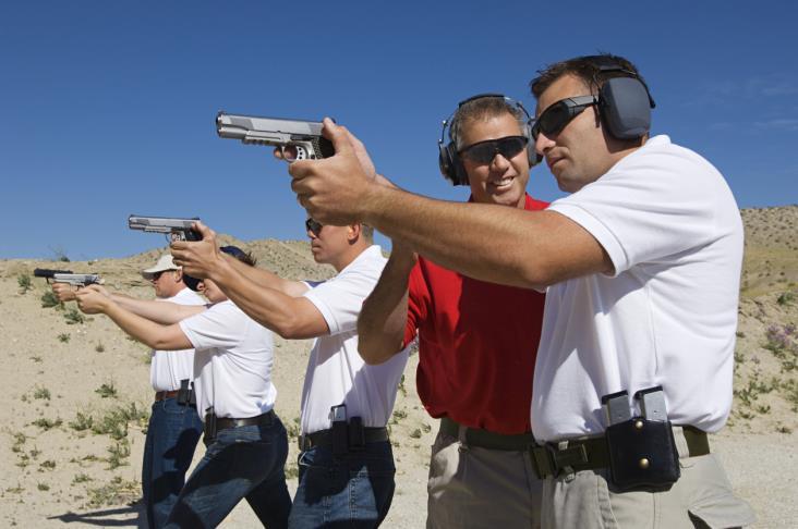 Semiautomatic Handgun Target Shooting A look at how