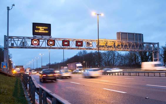 Smart motorway junctions 16 to 19 The evolution of smart motorways Conception The first controlled motorway opened on the M25 in 1995 and led to an improvement in traffic flow.