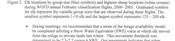 High ungulate densities may be a factor leading to compacted snow conditions and exacerbating crusting effects.