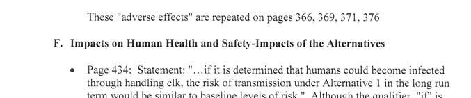 Adverse effect in the Draft Plan/EIS means a negative