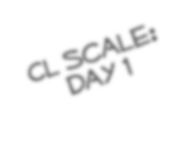 CL Scale: Day 1 With static scores determined the competition heated up (85 but with some break with the cloud cover).