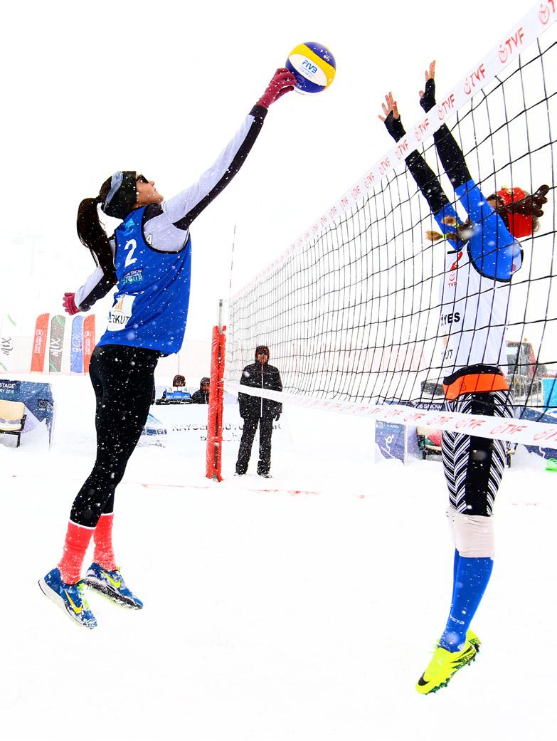 Though people all over the world have been playing volleyball in the snow for many years, the adventure to formalise snow volleyball as a sport began in 2008, in the mountains of Wagrain, Austria.